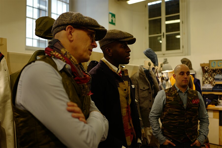 Pitti Immagine Uomo 저널 내지 이미지