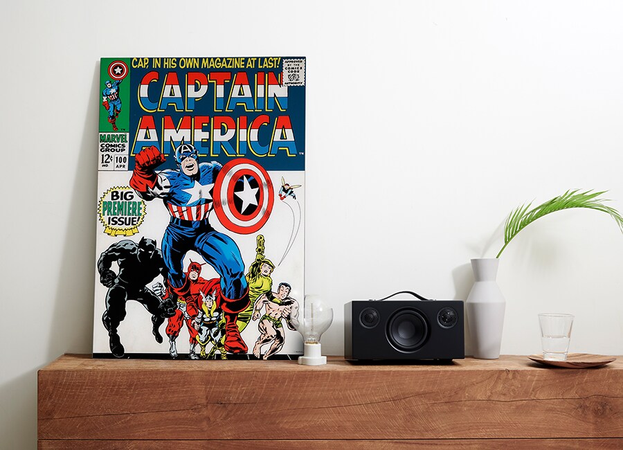 MARVEL COMICS 커버 아트 프레임 캡틴 아메리카