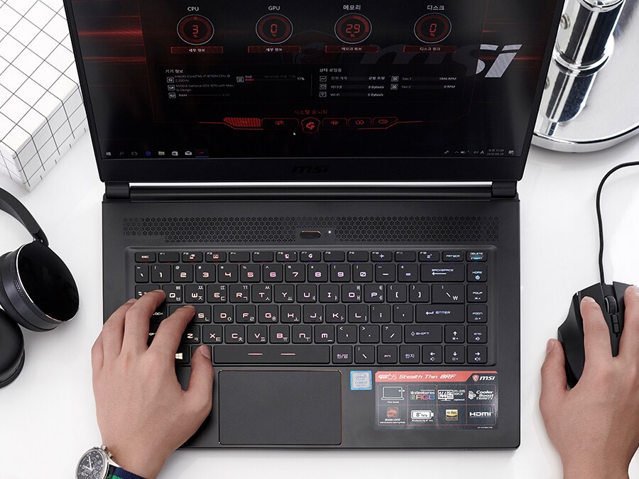 MSI Gs65 게이밍 노트북