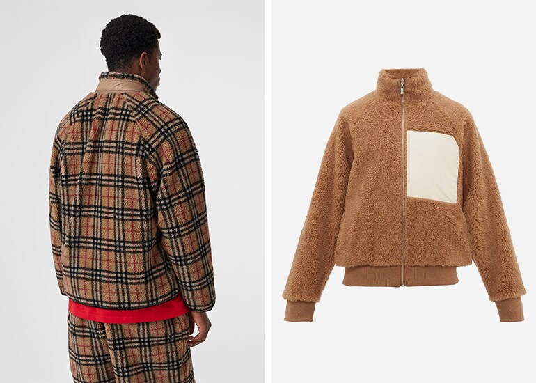 플리스 burberry jilsander