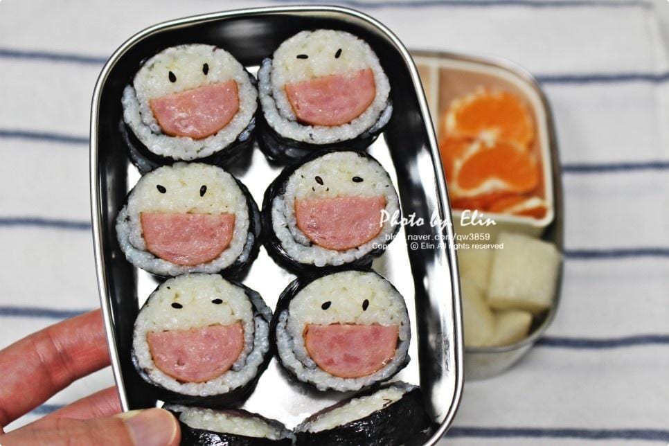 e-요리 - 이마트몰, 당신과 가장 가까운 이마트 [오늘은e-요리]유치원 소풍 도시락 스마일김밥 만들어 봤어요 :)